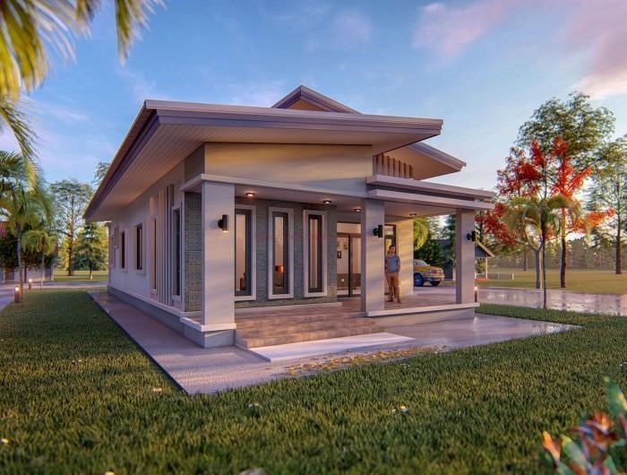 50+ mẫu nhà ống 1 tầng nhỏ gọn cho diện tích 50m2